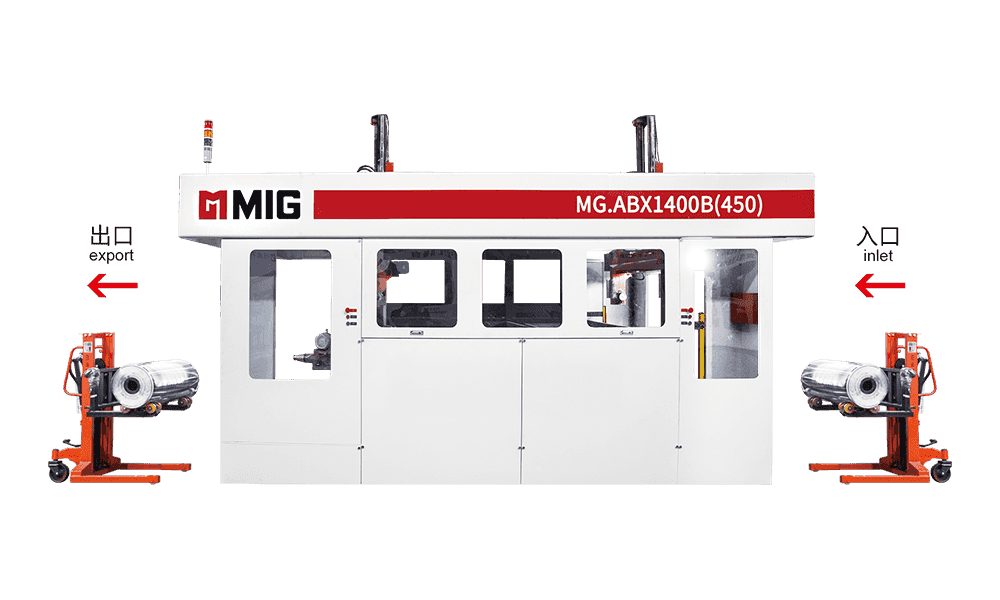 Lavadora de placas de doble brazo MG.ABX1400B (450) (dentro y fuera del camión de impresión)