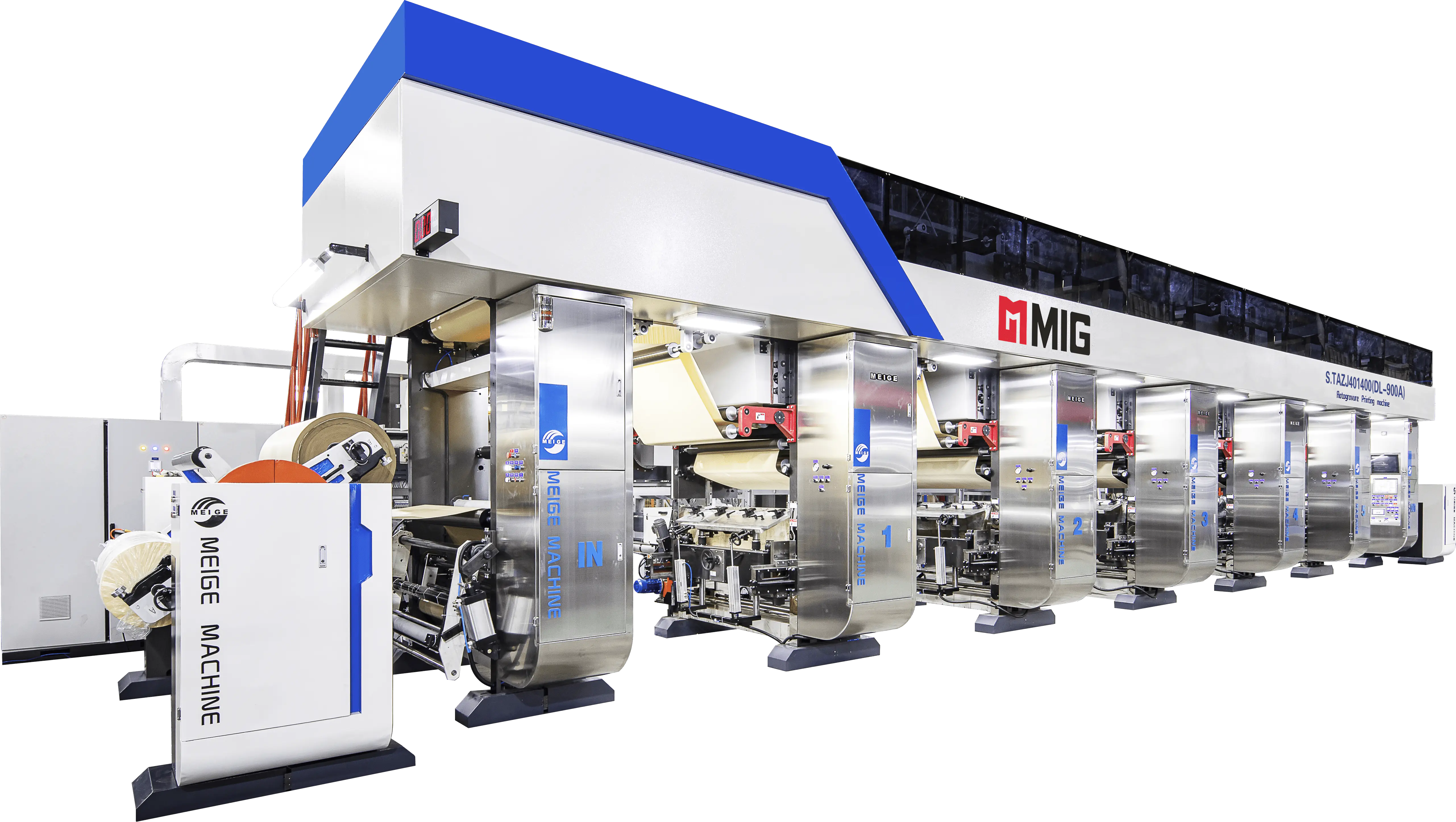 Máquina de impresión de papel PU: impresión por huecograbado y recubrimiento de PU en una línea de producción